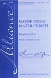 Gaude Virgo Mater Christi SATB choral sheet music cover